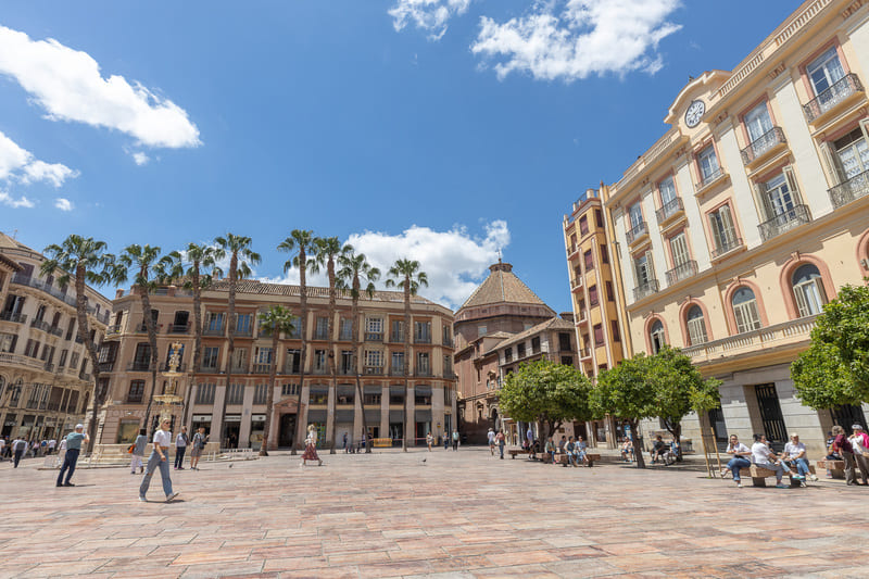 La Plaza de la Constitución à Malaga